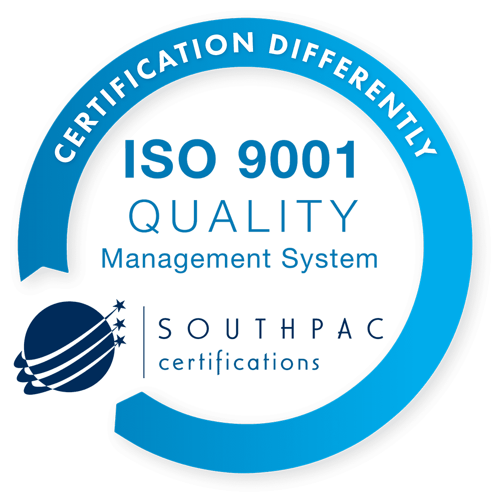 Southpac Certification offers ISO 9001 Certification for Quality Management Systems.